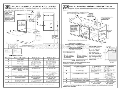 ge wall oven installation instructions